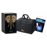 XDrum Design Series Cajon "Elephant" Set con borsa e guida (tedesco)