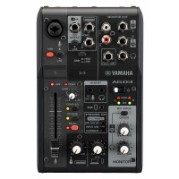 Yamaha AG03 MK2 USB-Audiointerface Schwarz