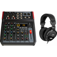 JB Systems Live-6 4-Kanal Mischpult Set