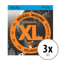 D'Addario EXL160S Medium 3x Set