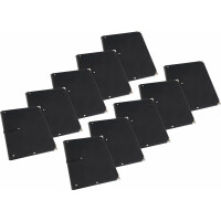 Classic Cantabile Notenmappe Standard Schwarz 10er Set