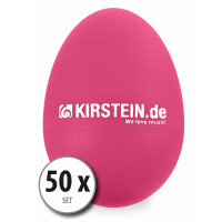 50x Kirstein ES-10P Egg Shaker pink Medium-Light Set