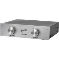 Dynavox AMP-S Pro Verstärker/Boxen-Umschalter silber