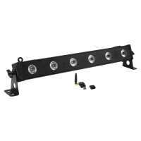 Eurolite LED Bar-6 QCL RGB+UV Leiste QuickDMX Set