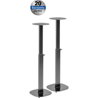 my wall HS 23 Set Da 2 Supporti Per Diffusori Nero