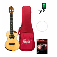 Flight Victoria Concert EQ Ukulele Set