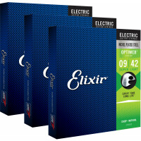 Elixir 19002 Electric Optiweb Super Light 3er Set