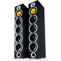 Bennett & Ross Exosphere Par de altavoces de torre HiFi negro 2x 200W RMS