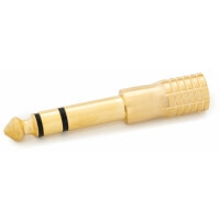 Pronomic AD-JFSJS Adattatore jack 3,5mm Stereo female / jack 6,3mm Stereo male oro