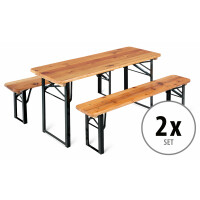 Stagecaptain BBK-110 Hirschgarten kindertuinset 110 cm natuur 2x set