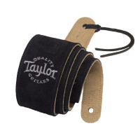 Taylor Suede Logo Strap Black