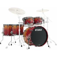 Tama WBS52RZBBSVBF Starclassic Walnut/Birch Shellkit Vermillon Bosse Fonce Fade