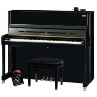 Kawai Aures 2 K-300 E/P Klavier Schwarz Hochglanz Set