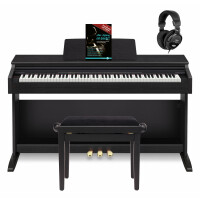 Casio Celviano AP-270 BK Digitalpiano schwarz Set inkl. Bank, Kopfhörer & Schule