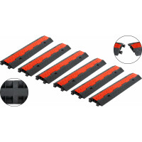 Stagecaptain Protector CB2-100L RD Canalina Pavimentoi a 2 camere da 100 cm 6x Set