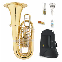 Lechgold FT-20/6L F-Tuba lackiert Deluxe Set