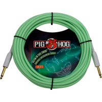 Pig Hog "Glow In The Dark" Câble D'Instrument 6m