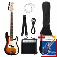 Rocktile Groovers Pack PB set de Bajo Eléctrico Sunburst