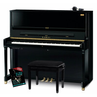 Kawai Aures 2 K-500 E/P Klavier Schwarz Hochglanz Set