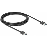 Delock Kabel EASY-USB 2.0 Typ-A Stecker > EASY-USB 2.0 Typ-A Stecker 3 m schwarz