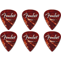 Fender Aero Acrylic Picks Thin Confezione Da 6