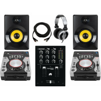 Omnitronic XMT-1400 DJ Standalone CD-Player MP3 USB Set