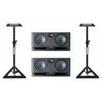 Focal Alpha Twin Evo Studiomonitor Stativ Set