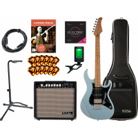 Cort G250 SE E-Gitarre Ocean Blue Grey Set