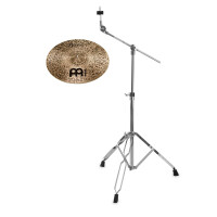 Meinl Byzance Dark 18" Crash + Galgenbeckenständer Set