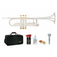 Lechgold CTR-18S C-Trompete versilbert Deluxe Set