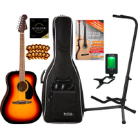 Fender California Standard Redondo Spruce Top 3-Color Sunburst Starter Set