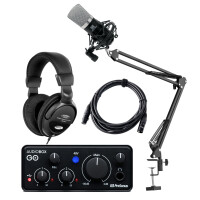 Presonus AudioBox GO Mobile Audio Interface Podcast Set