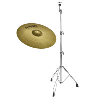 Paiste 101 Brass 20" Ride + gerader Beckenständer SET