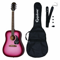 Epiphone Starling Acoustic Player Pack Hot Pink