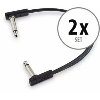 RockBoard Flat Patch Kabel 20 cm 2x Set