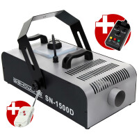 Showlite SN-1500D DMX Nebelmaschine 1500W inkl. Fernbedienung mit Timer - Retoure (Zustand: sehr gut)