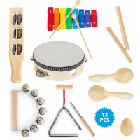 Classic Cantabile percussion pour enfants set de débutant 13 pièces