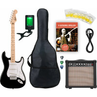 Squier Sonic Stratocaster Black Starter Set