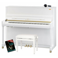 Kawai Aures 2 K-300 WH/P Klavier Weiß Hochglanz Set