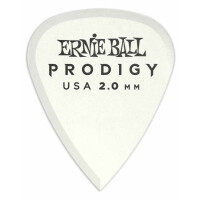 Ernie Ball 9202 Prodigy Standard Plektrum 2,0 mm 6er Pack White