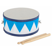 Classic Cantabile Kindertrommel 8" Weiß-Blau