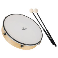 XDrum HTM-10K 10" Tamburello con pelle in plastica Set con Bacchette