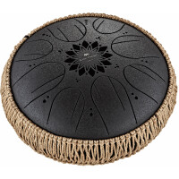 Meinl Sonic Energy MOSTD1BK Medium Octave Steel Tongue Drum Schwarz H-Moll