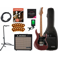 Cort G250 SE E-Gitarre Vivid Burgundy Set