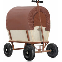 Stagecaptain BW-1812D BN Bollycart Chariot de transport en bois marron