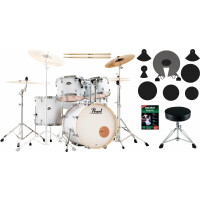 Pearl Export EXX725BR/C735 Drumkit Matte White Beginner Set