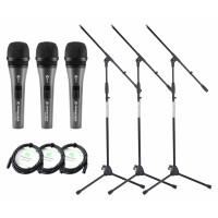 Sennheiser E 835 S 3Pack Set inkl. Stativ