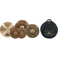 Meinl MJ401+18 Byzance Mike Johnston Cymbal Set mit Beckentasche