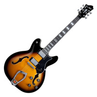 Hagstrom Viking Tobacco Burst Gloss