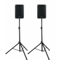 Pronomic C-210 MP 10" Enceintes passive Set Trépieds